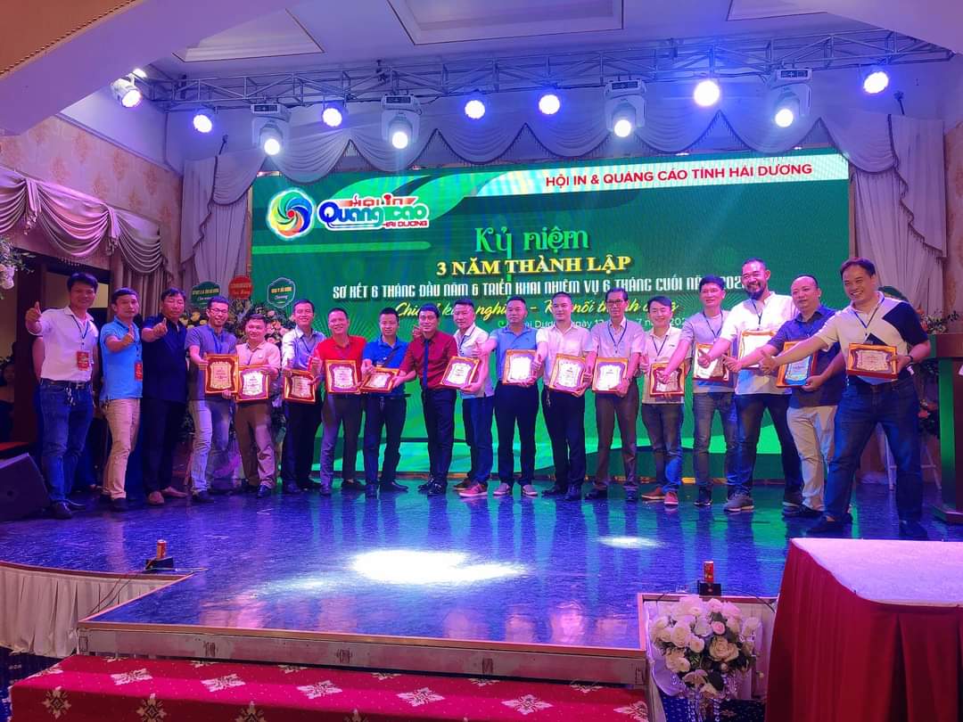 kỉ niệm 3 năm thành lập hội quảng cáo Hài Dương