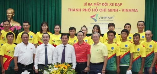 lễ ra mắt đội xe đạp thành phố Hồ Chí Minh - Vinama